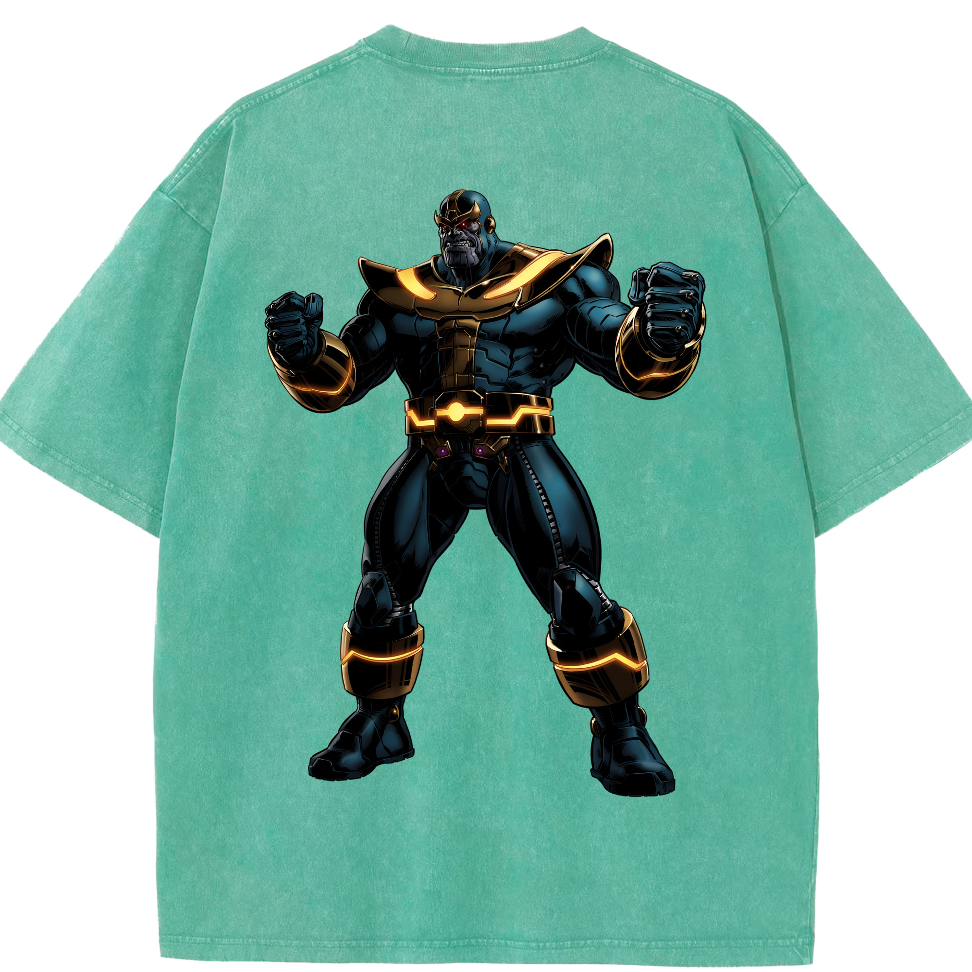 （画像用） アベンジャーズ The Avengers 綿100% ヴィンテージ風 半袖Tシャツ（背面プリント）